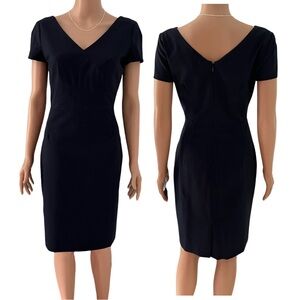 Banana Republic dark navy blue dress.